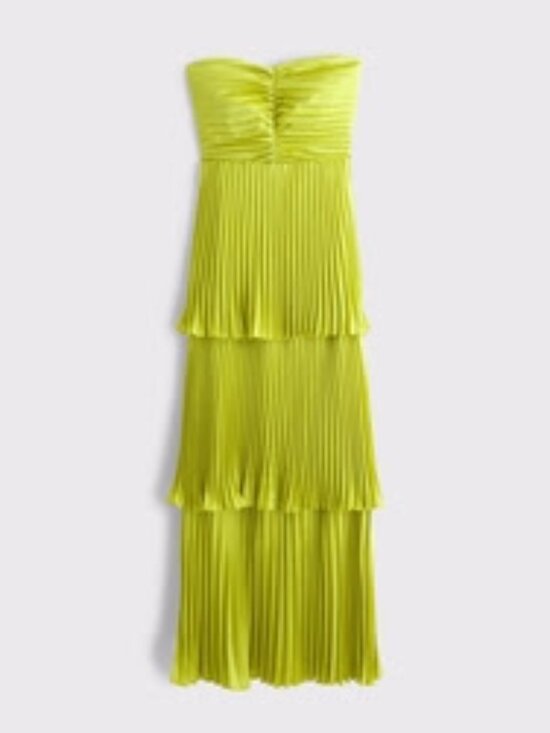 Abercrombie & Fitch Dresses & Skirts - The A&F Giselle Strapless Tiered Maxi Dress